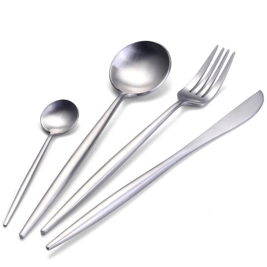 Arya Silver Cutlery Set 40OFF arya Color_Silver flatware flatware for gift flatware set Silverware