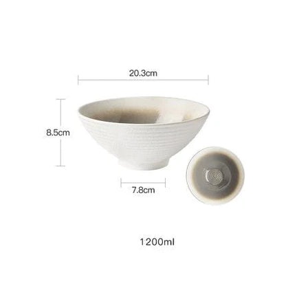 8'' Ceramic Ramen Bowls