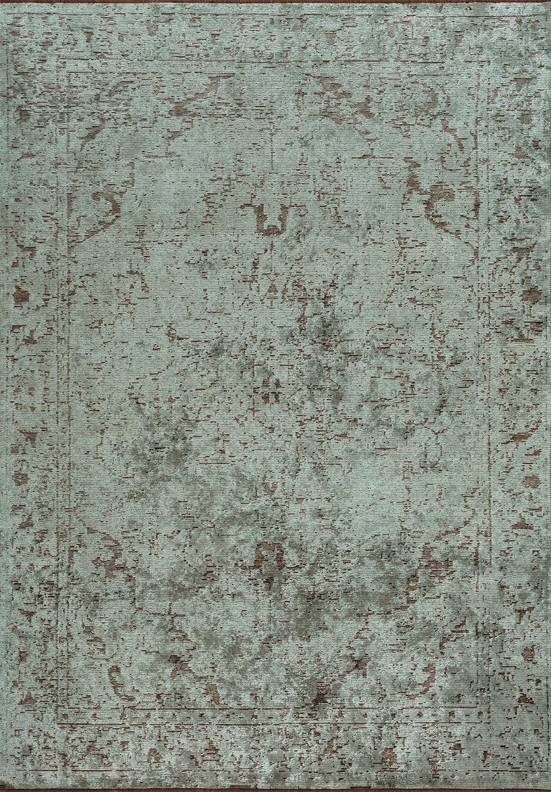 Ivy Dark Brown - River Green Rug
