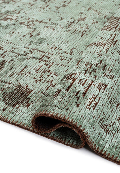 Ivy Dark Brown - River Green Rug