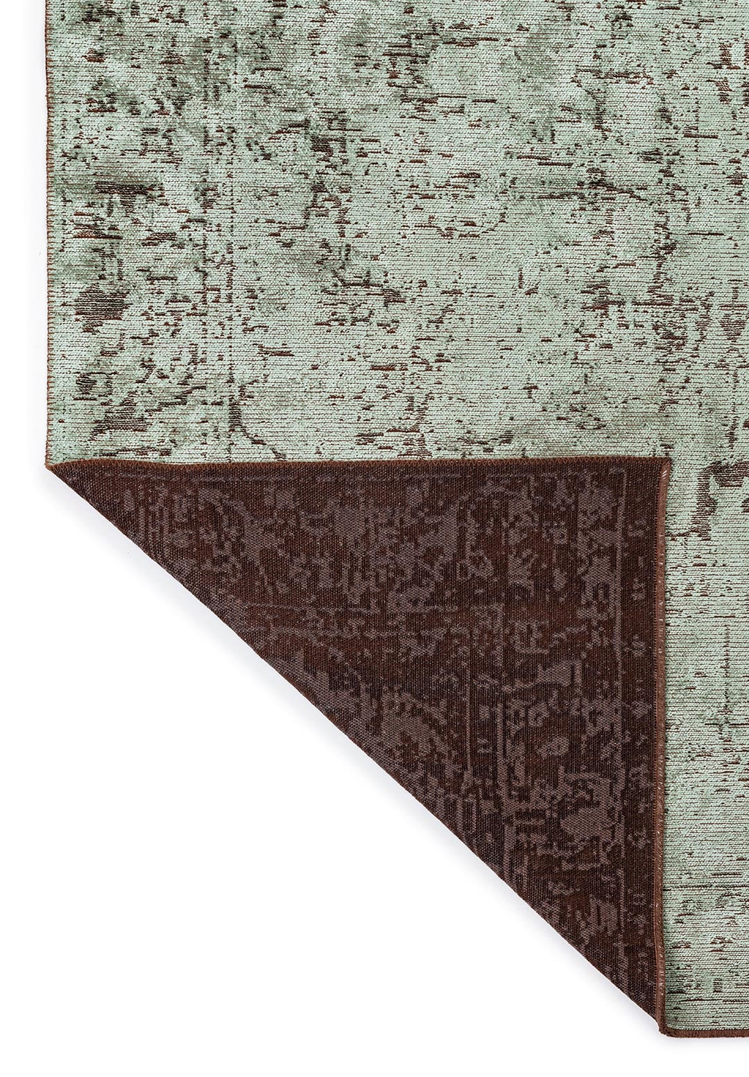 Ivy Dark Brown - River Green Rug