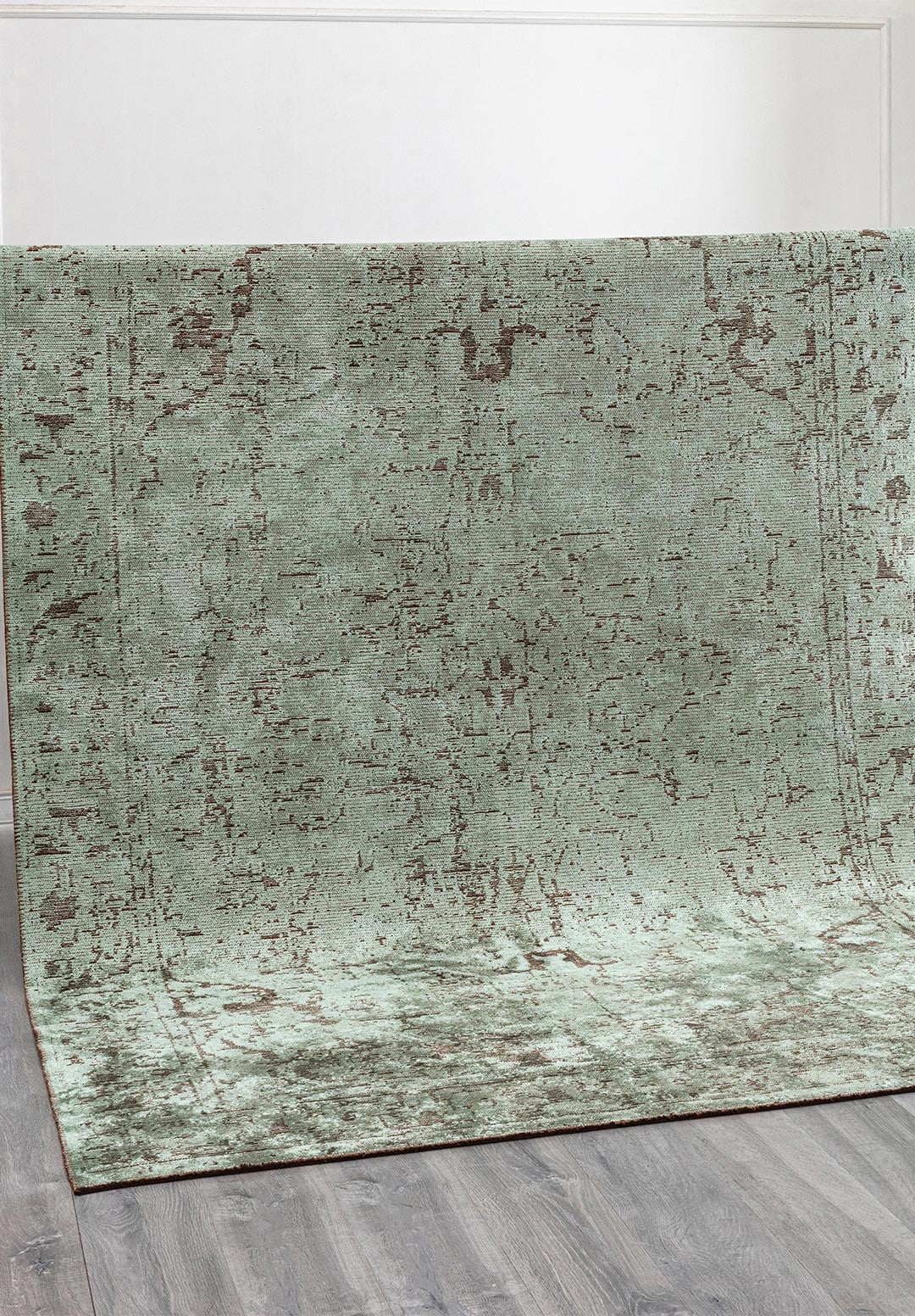Ivy Dark Brown - River Green Rug