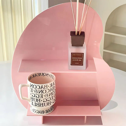 Irregular Wavy Acrylic Desktop Organizer & Display Shelf