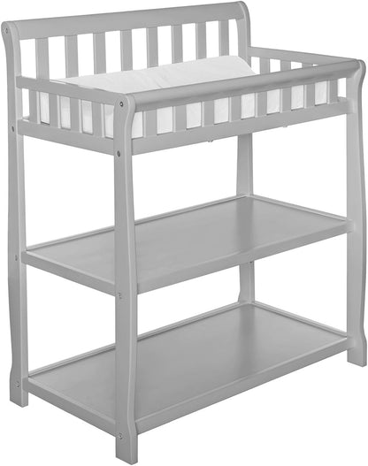 Ashton Changing Table, Steel Grey 34X20X40 Inch (Pack of 1) Baby Products Changing & Dressing Changing Tables Furniture Nursery