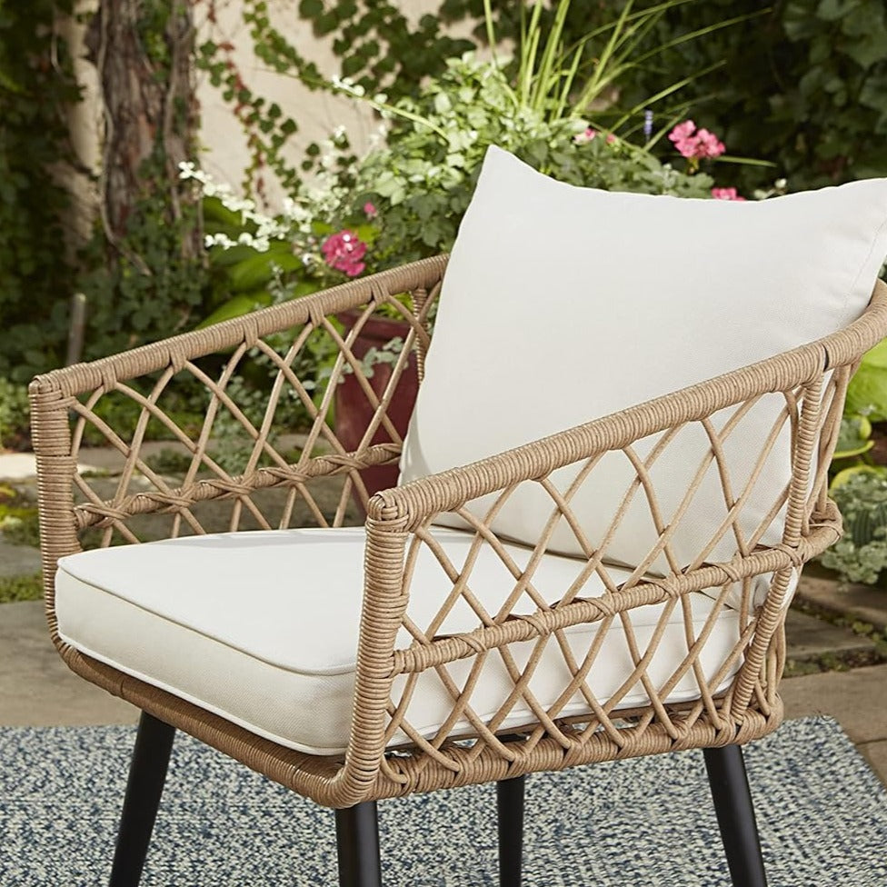 Outdoor 3 Pieces Wicker Set