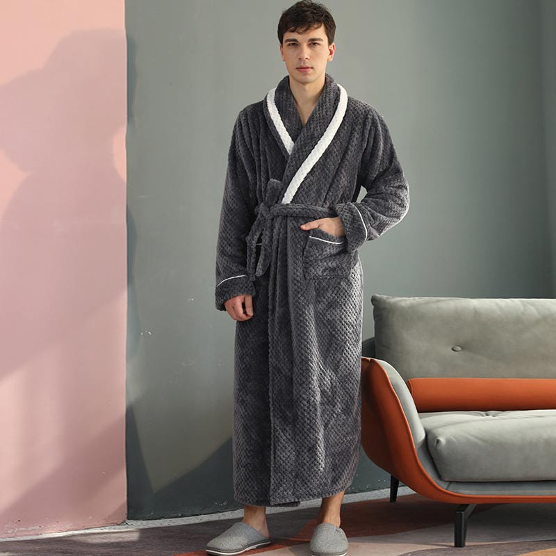 Thick Fleece Comfy Bathrobe