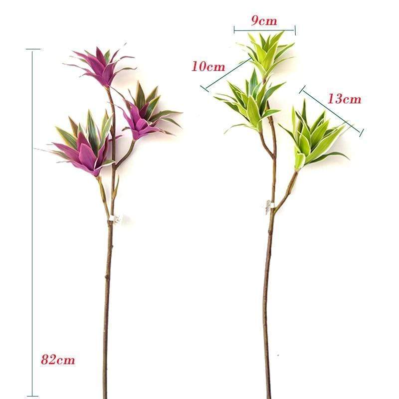 83 cm künstlicher tropischer Bambuspalmenzweig