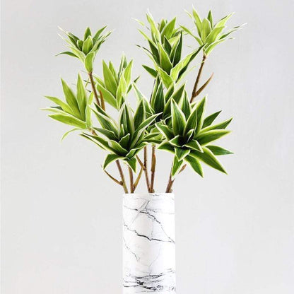 Branche de palmier tropical en bambou artificiel de 83 cm