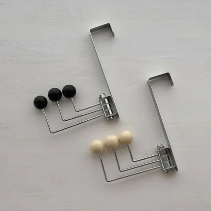 Smooth Ball Tip Metal Over-the-Door Hook