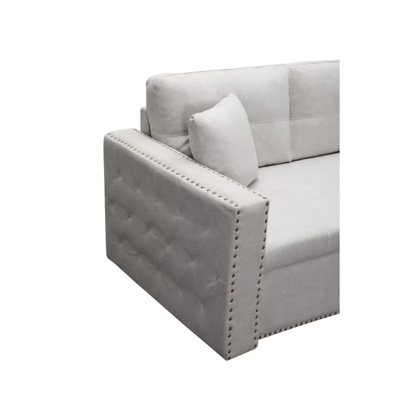 87.7" Delsin Sectional Sleeper Sofa