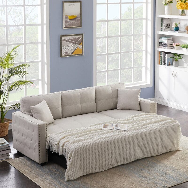 87.7" Delsin Sectional Sleeper Sofa