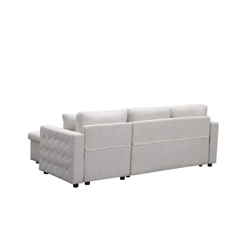 87.7" Delsin Sectional Sleeper Sofa