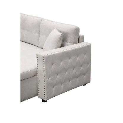 87.7" Delsin Sectional Sleeper Sofa