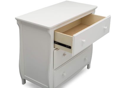 Lancaster 3 Drawer Dresser with Changing Top, Greenguard Gold Certified, Bianca White Baby Products Changing & Dressing Chests & Dressers Furniture Nursery