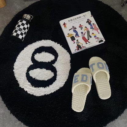 The 8 Ball Accent Rug accent rug round rug