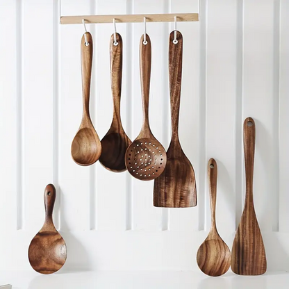 Wooden Utensils Set