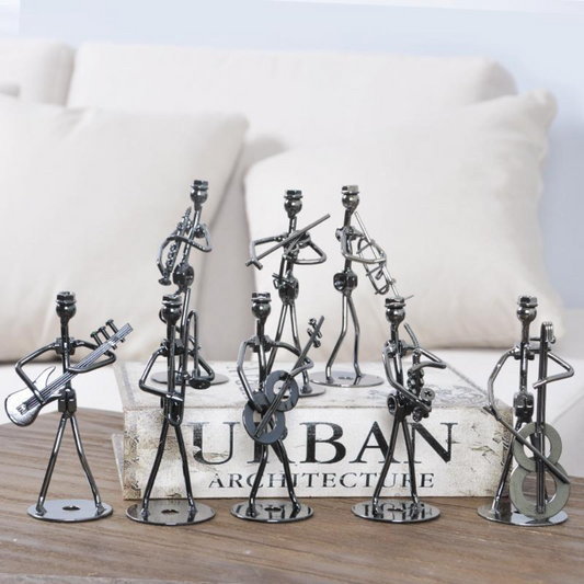 Metal Musician Figurines