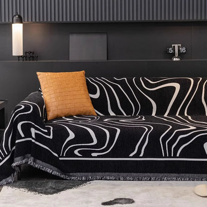 Monochrome Chic Sofa / Couch Cover