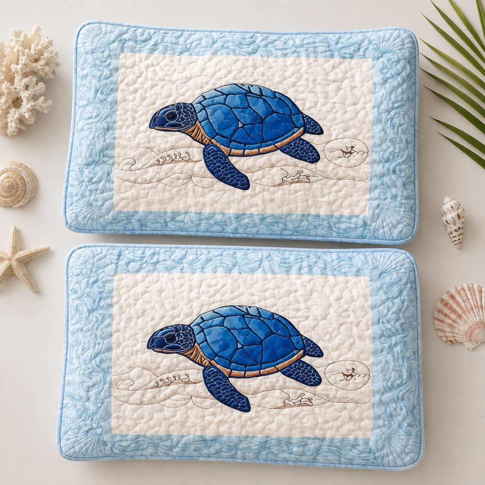 Ocean Quilted Bedding Set