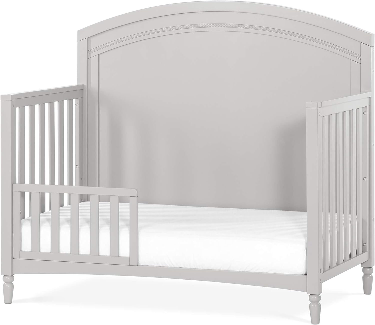 Child Craft Stella 4-In-1 Convertible Crib, Baby Crib Converts to Day Bed, Toddler Bed and Full Size Bed, 3 Adjustable Mattress Positions, Non-Toxic, Baby Safe Finish (Gentle Gray) Baby Products Cribs Furniture Infant & Toddler Beds Nursery