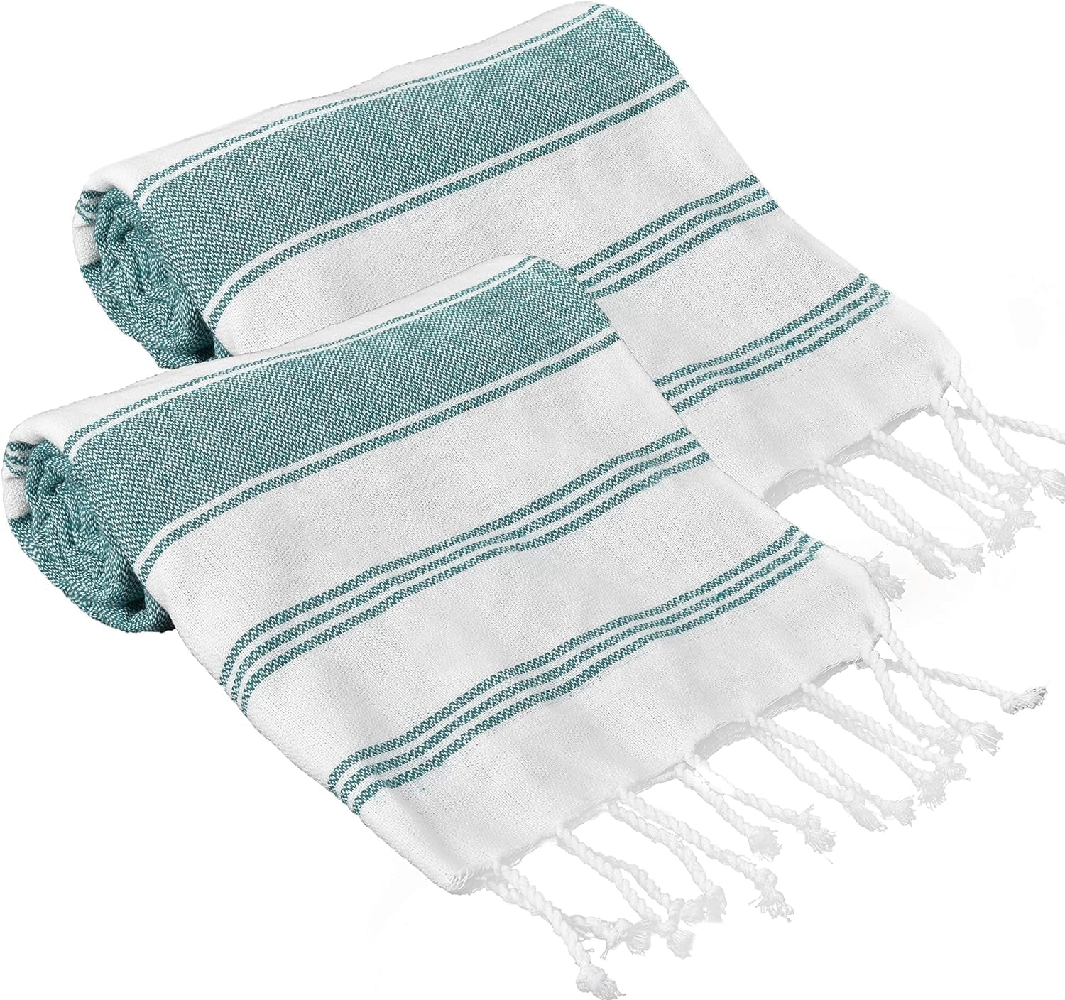 GLAMBURG Peshtemal Turkish Towel 100% Cotton Beach Towels Oversized 36X71 Set of 2, Cotton Beach Towels for Adults, Soft Durable Absorbent Extra Large Bath Sheet Hammam Towel - Charcoal Grey Bath Beach Towels Home & Kitchen Towels