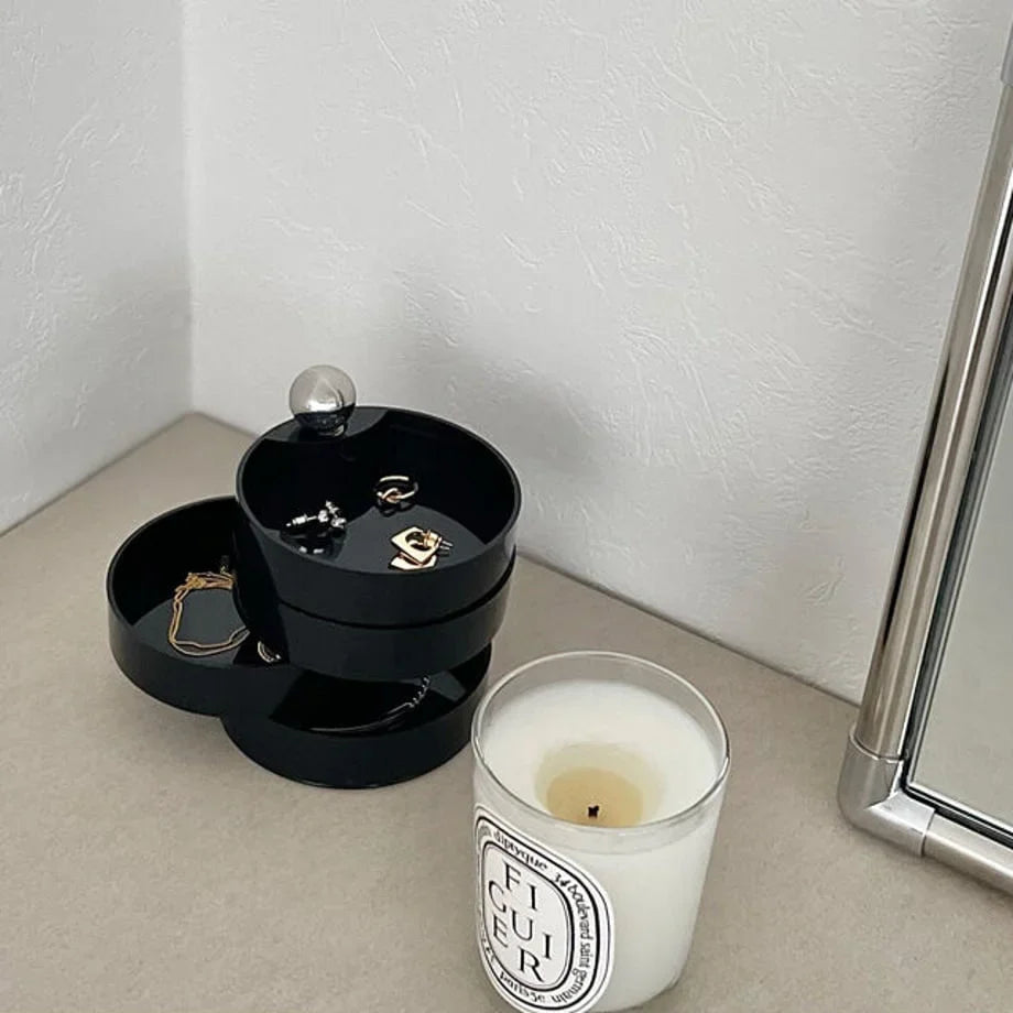 Smooth Swivel Melamine Jewelry Organizer