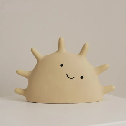 Matte Ceramic Smiling Sun Jewelry Organizer
