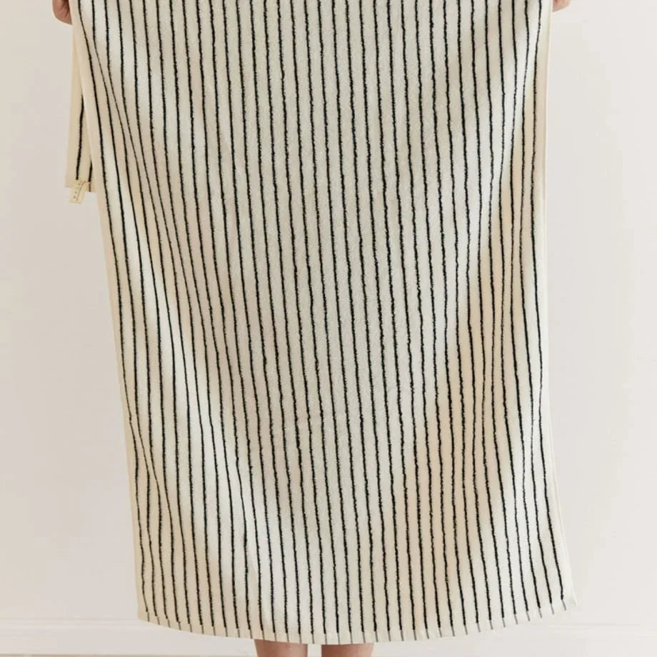 Plush Striped Cotton Towel Set