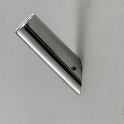 Polished Cylindrical Metal Wall Hook