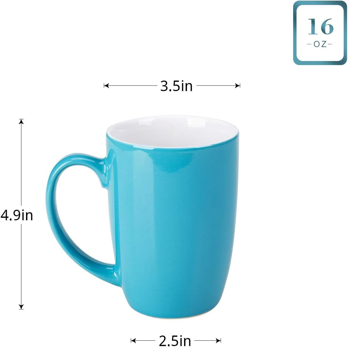 Cutiset 16 Ounce Ceramic Tea Coffee Mug with Metal Stand, Exquisite As   BAJE HOME