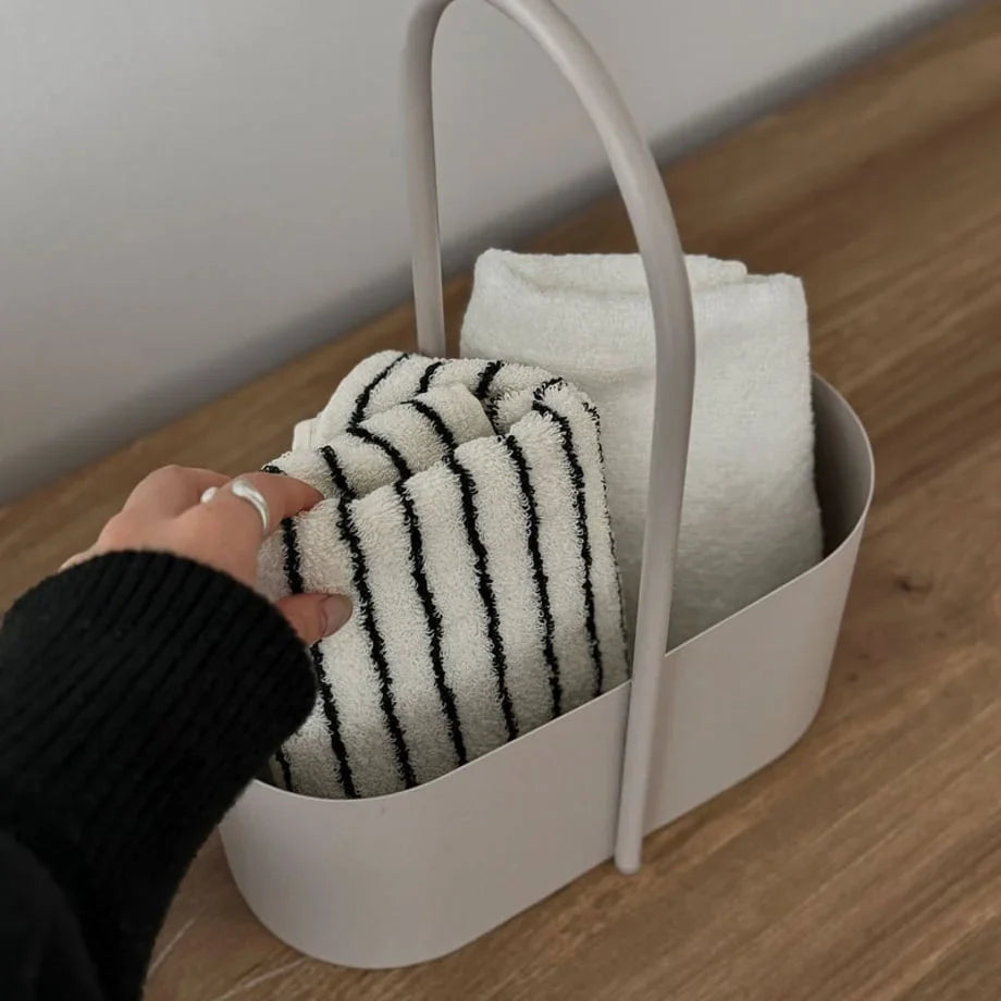 Matte Solid Color Metal Organizer Caddy