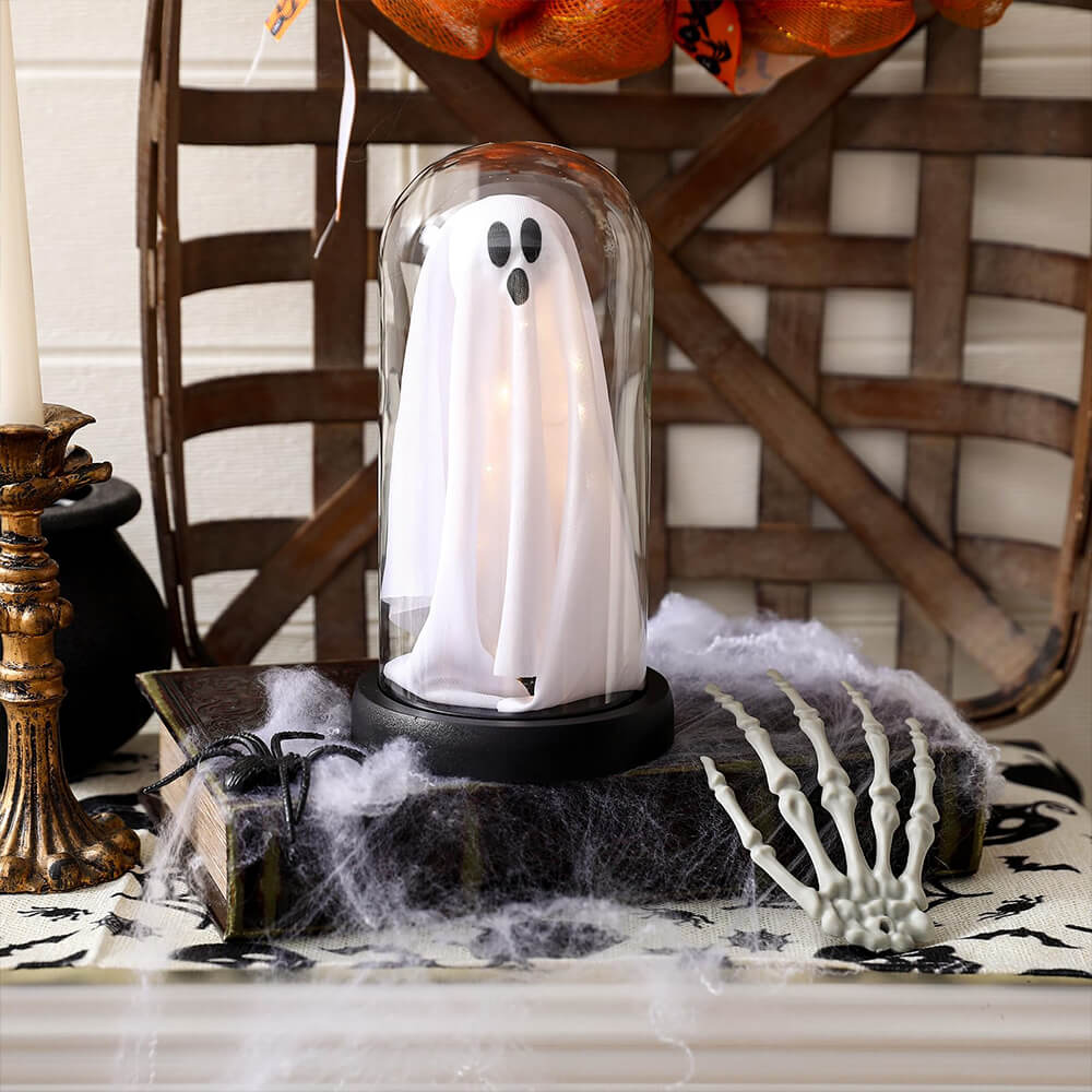 Halloween Glass Cute Ghost Light