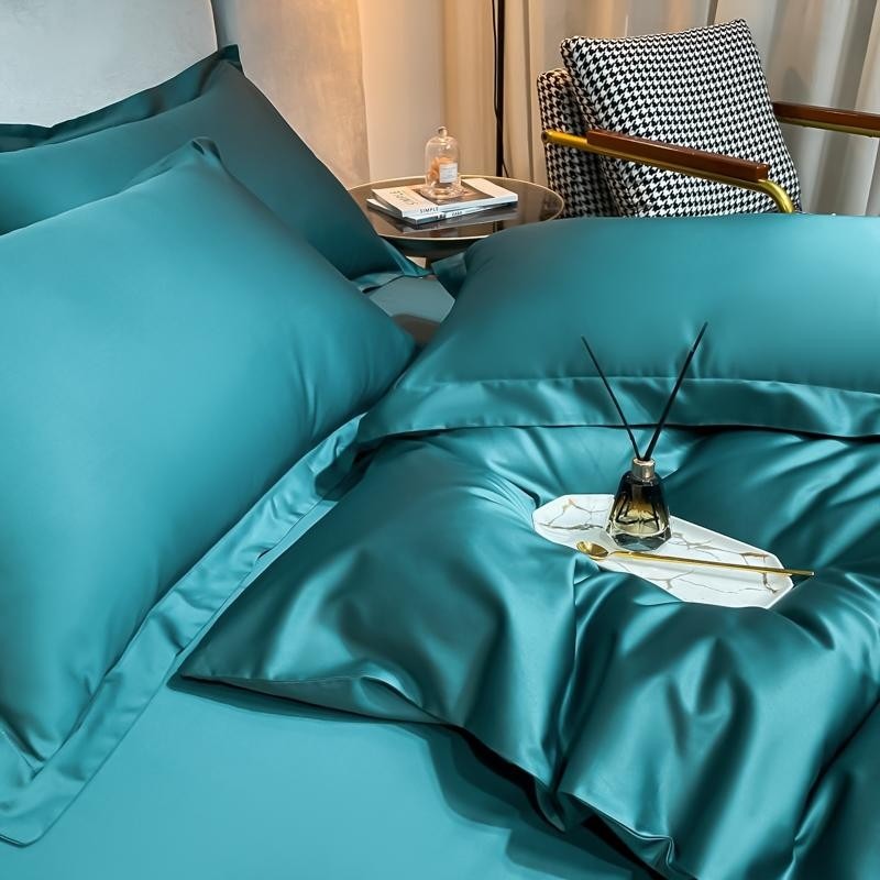 Neo Green Silky Cotton Bedding Set