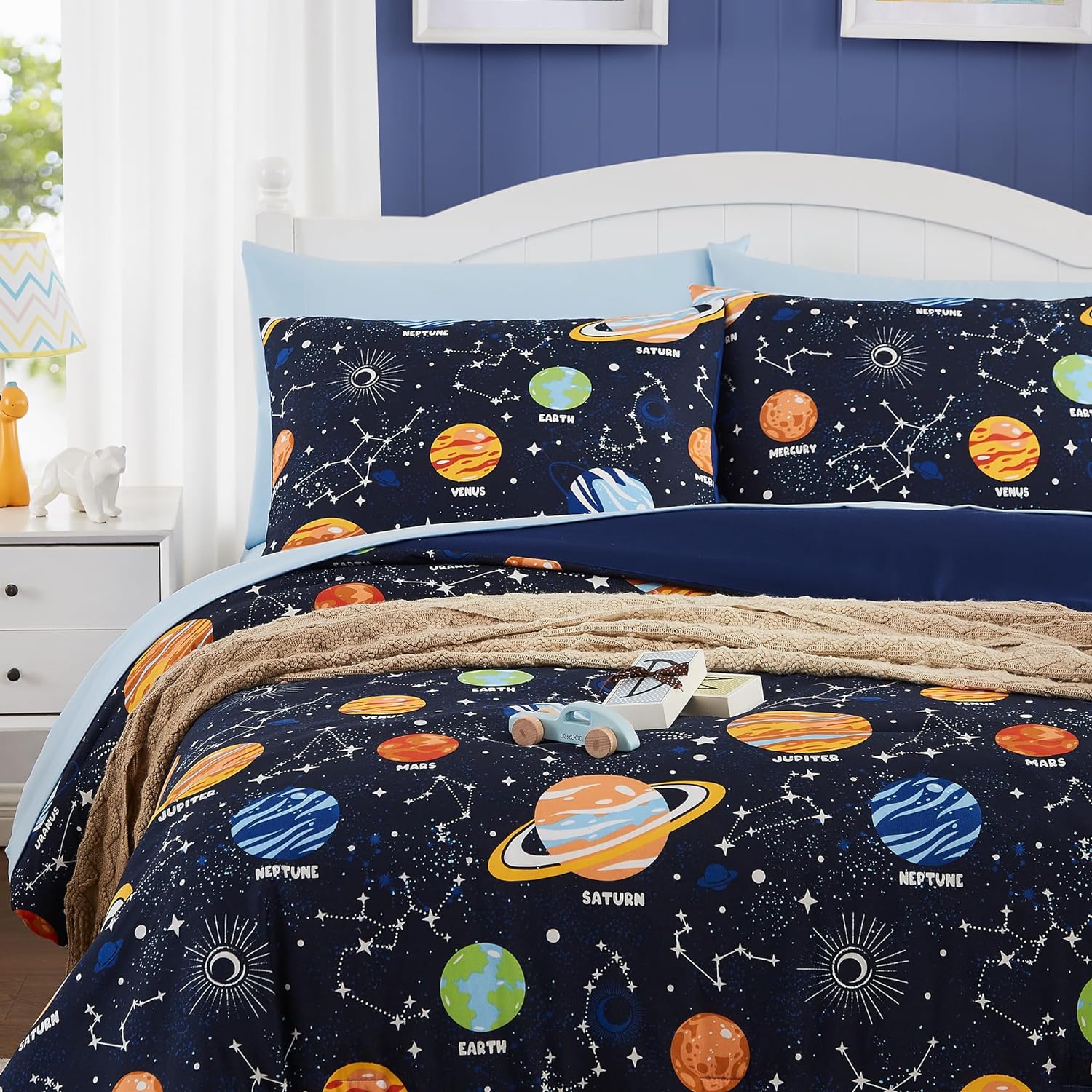 Planets and Constellations Full Bedding Set