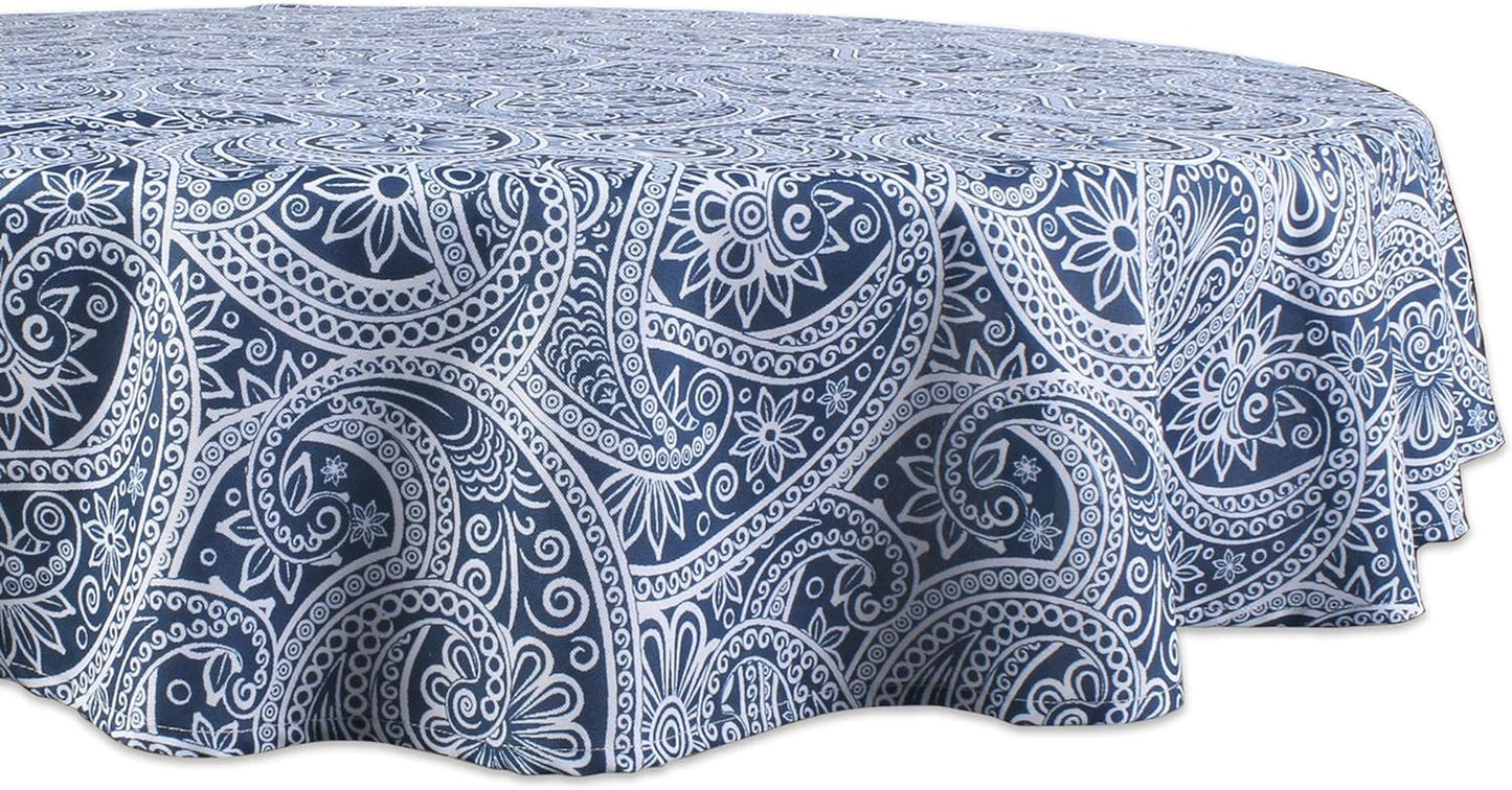 DII Outdoor Tabletop Collection, Stain Resistant & Waterproof, Napkin Set, Blue Paisley Lawn & Garden Patio Patio Furniture & Accessories