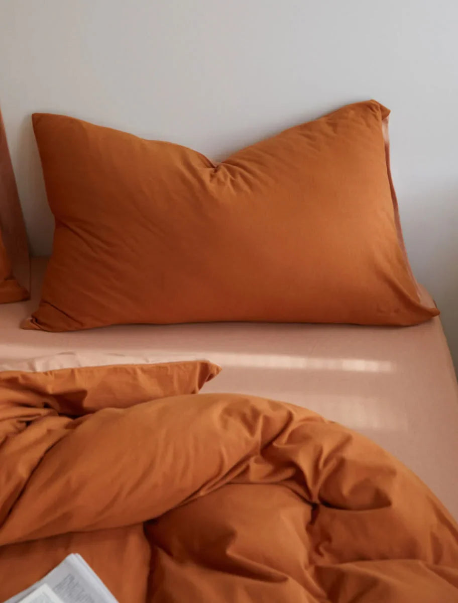 Ultra-Soft Reversible Dual-Tone Jersey Cotton Bedding Set