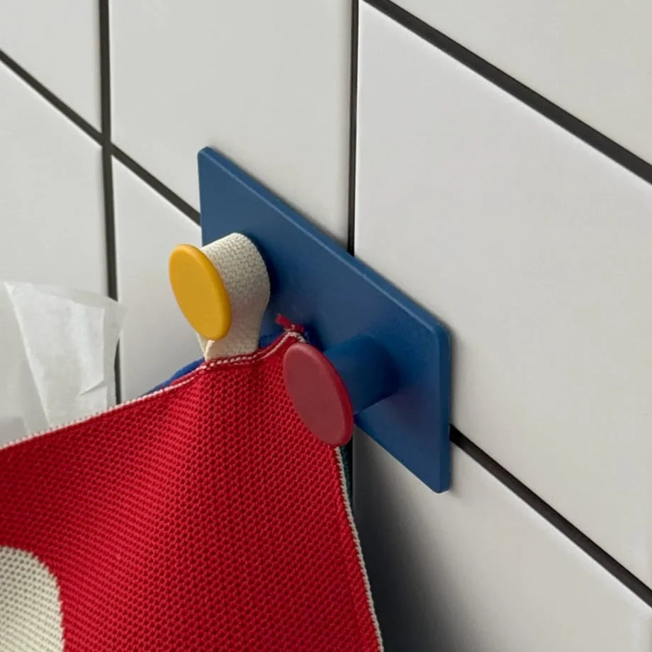 Matte Colorblock ABS Decorative Hooks