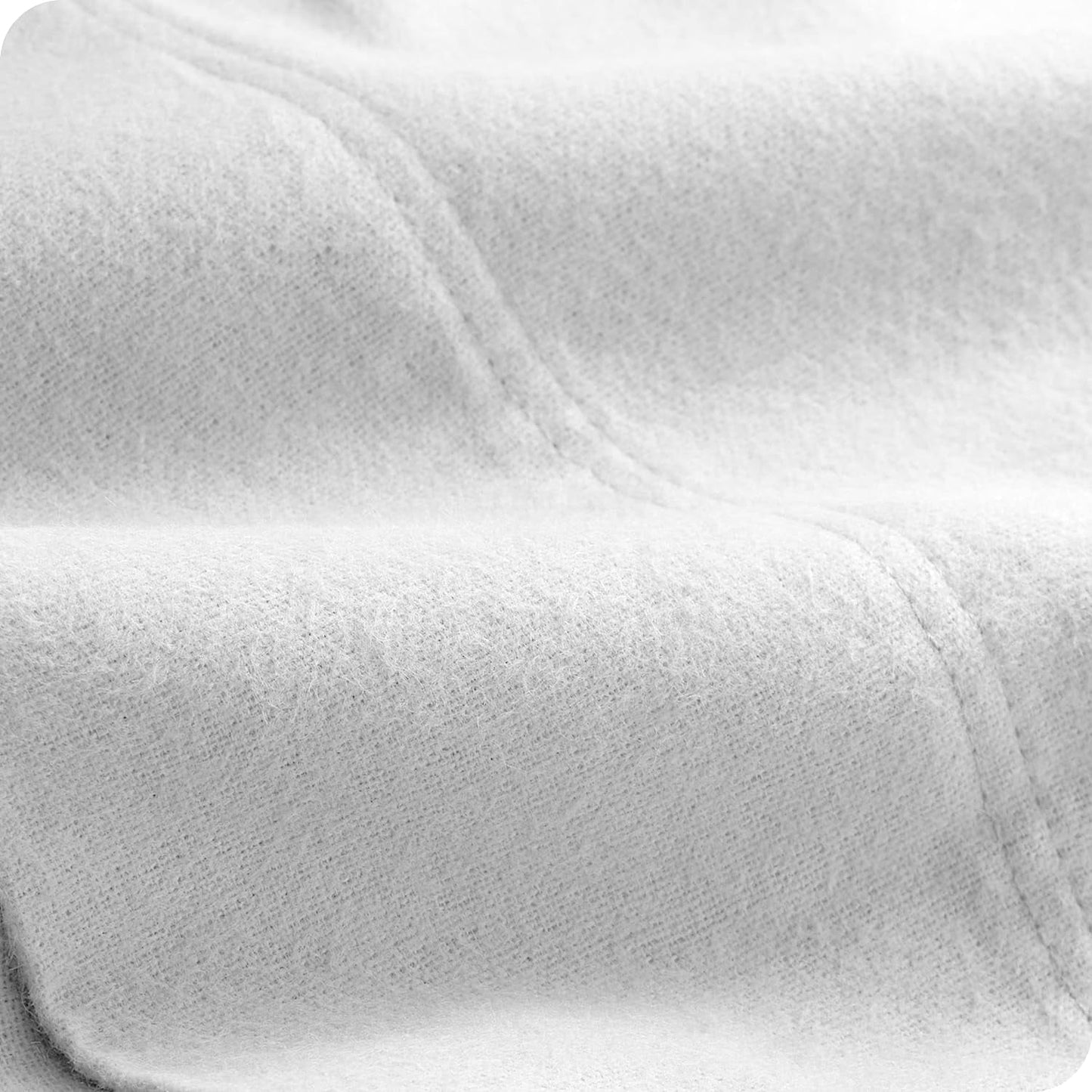 Bare Home Flannel Standard Pillowcases Set of 2-100% Cotton - Velvety Soft & Cozy - Double Brushed Heavyweight Flannel Pillowcases (Standard Pillowcase Set of 2, White) Bedding Home & Kitchen Pillowcases Sheets & Pillowcases