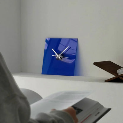 Sleek Solid Color Acrylic Table Clock