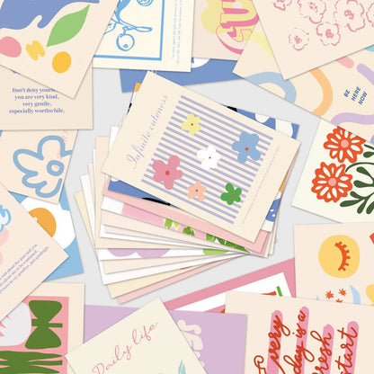 Vibrant Danish Pastel Wall Collage Kit