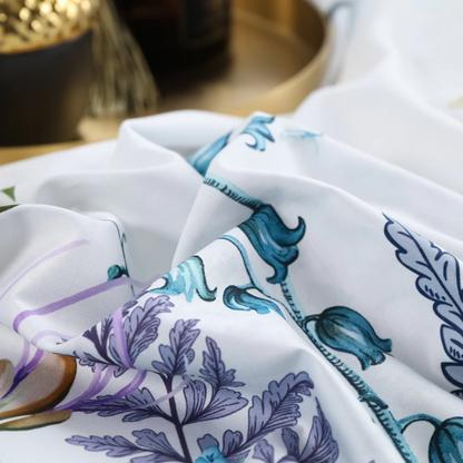 Gianna Sky Blue Egyptian Cotton Bedding Set
