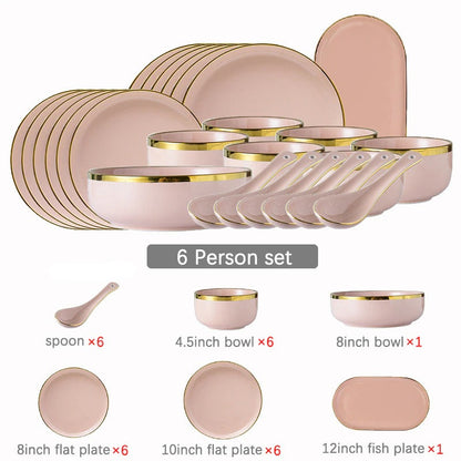 Felicity Pink Luxury Dinnerware Set