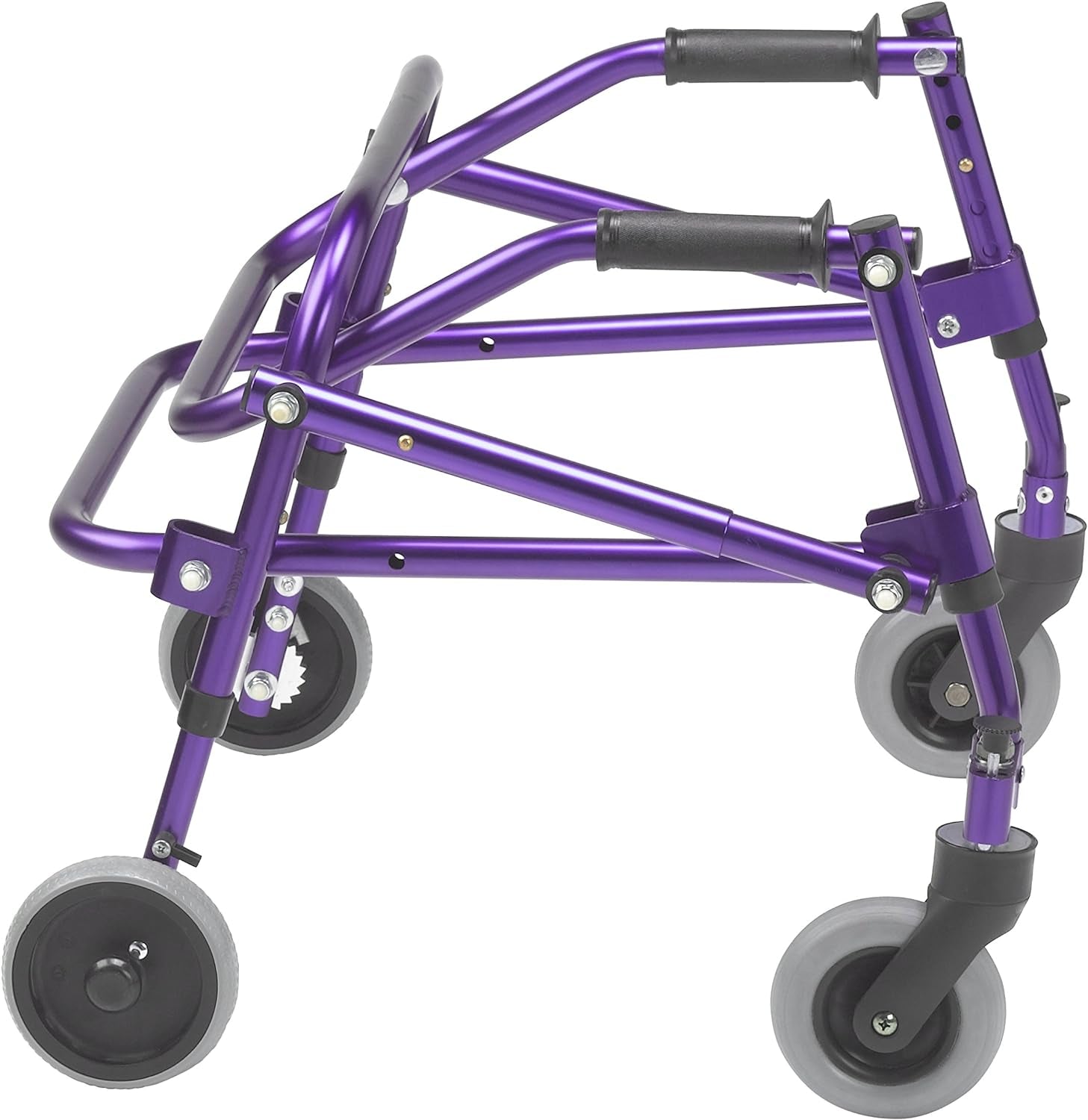 Drive Medical KA1200-2GWP Nimbo Posterior Walker - Pediatric Walker for Children, Wizard Purple, Extra Small Medical Supplies & Equipment Mobility & Daily Living Aids Mobility Aids & Equipment Rollators & Accessories Rolling Walkers Walkers