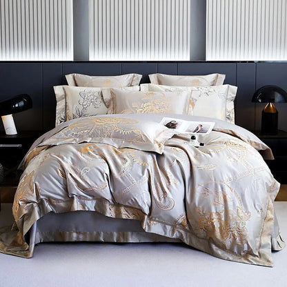 Freja Vintage Jacquard Bedding Set