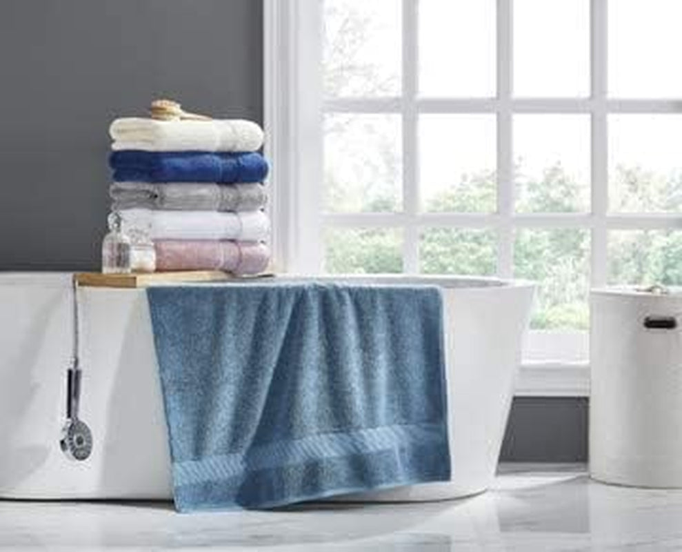 703 GSM 6 Piece Towels Set, 100% Cotton, Zero Twist, Premium Hotel & Spa Quality, Highly Absorbent, 2 Bath Towels 30” X 54”, 2 Hand Towel 16” X 28” and 2 Wash Cloth 12” X 12”. Teal Color Bath Home & Kitchen Towel Sets Towels