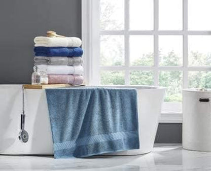 703 GSM 6 Piece Towels Set, 100% Cotton, Zero Twist, Premium Hotel & Spa Quality, Highly Absorbent, 2 Bath Towels 30” X 54”, 2 Hand Towel 16” X 28” and 2 Wash Cloth 12” X 12”. Teal Color Bath Home & Kitchen Towel Sets Towels