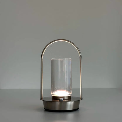 Minimalist Arch Metal Portable Table Lamp