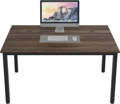 Dlandhome 47 Inches Medium Computer Desk, Composite Wood Board, Decent and Steady Home Office Desk/Workstation/Table, BS1-120BW Furniture Home & Kitchen Home Office Desks Home Office Furniture