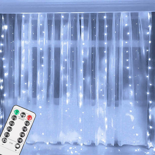 Window Curtain String Lights(300 LEDs)