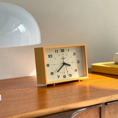 Matte Retro Analog ABS Table Clock